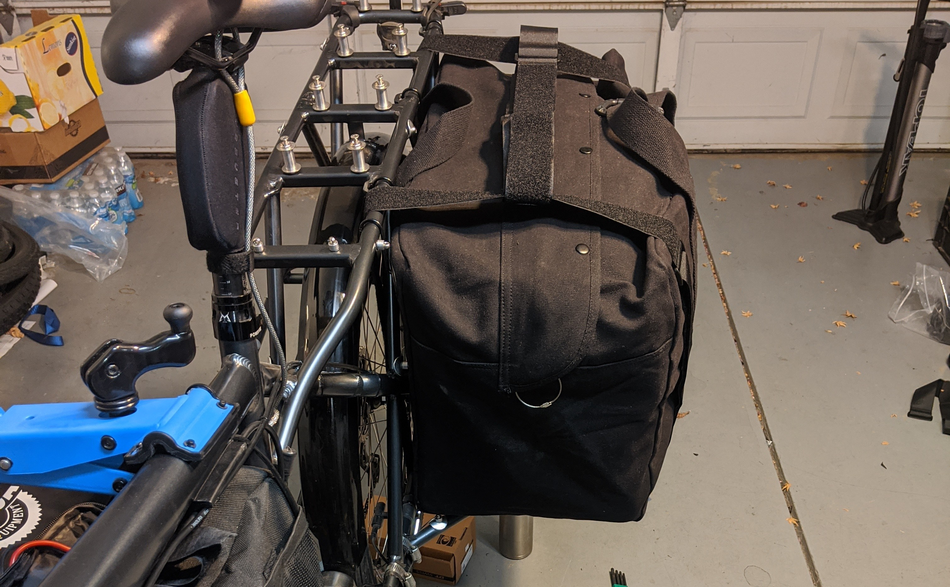 Big And Cheap:  DIY Cargo Bike Bags